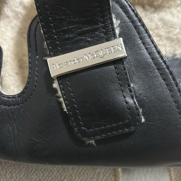 ALEXANDER MCQUEEN Hybrid Shearling Black  Sandal Size 44 main image 5